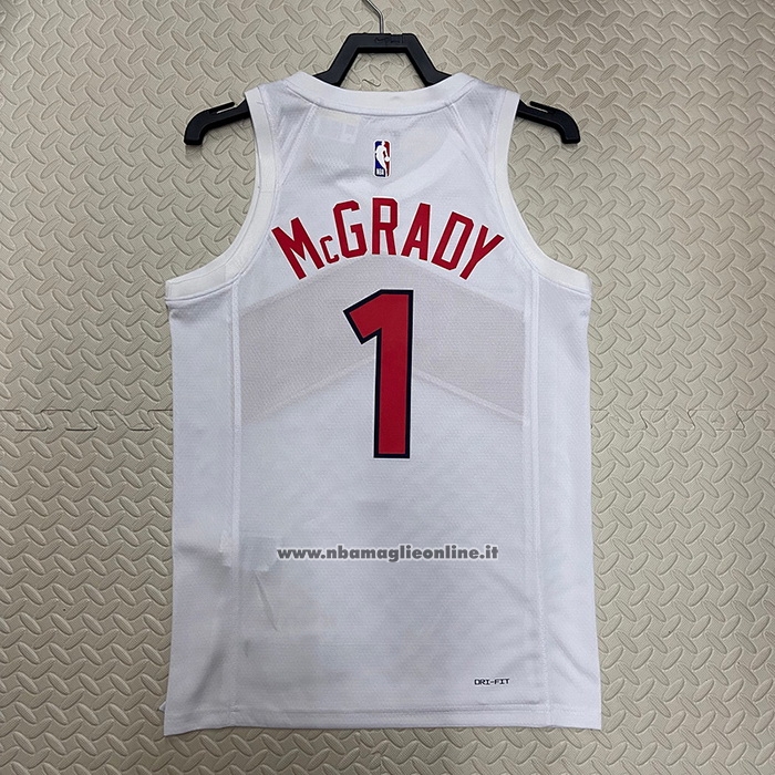 Maglia Toronto Raptors Tracy McGrady #1 Association 2022-23 Bianco
